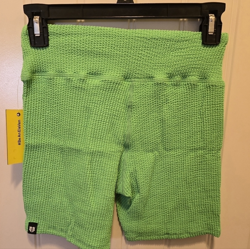 Eleven by Venus William Apple Green Allure biker shorts - Picture 2 of 4